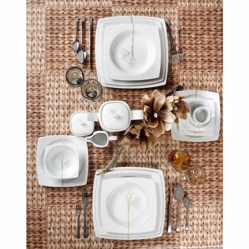 Cryspo Trio Flitzani Kafe 120cc Porselanis me Piataki 'KYOTO CHAMPAGNE' 5528817C